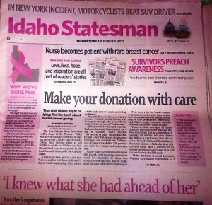 ID Statesman Front Page