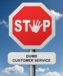 Customer Service Barriers Post